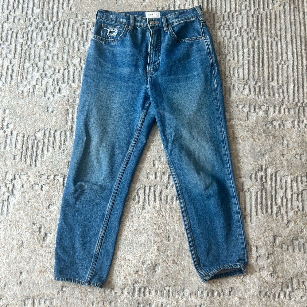 FRAME Le High 'n' Tight Tapered Jeans SIZE 27